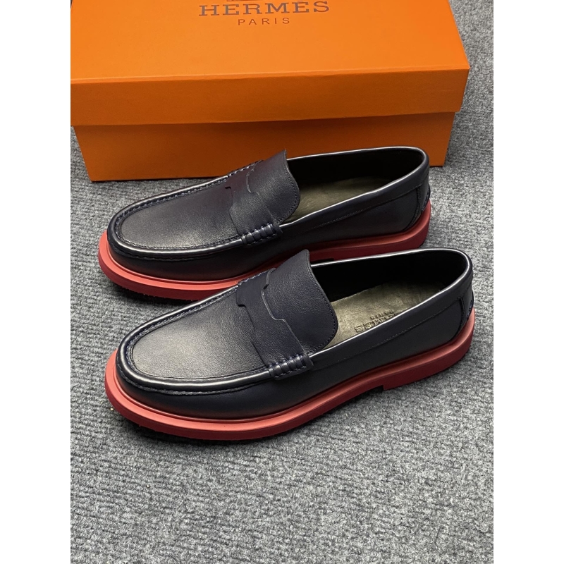 H**mes leather shoes